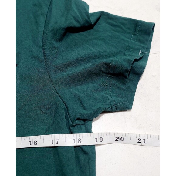 Diesel Jeans Denim Division Green Short Sleeve T-Shirt Logo Embroidered LARGE - Picture 3 of 10